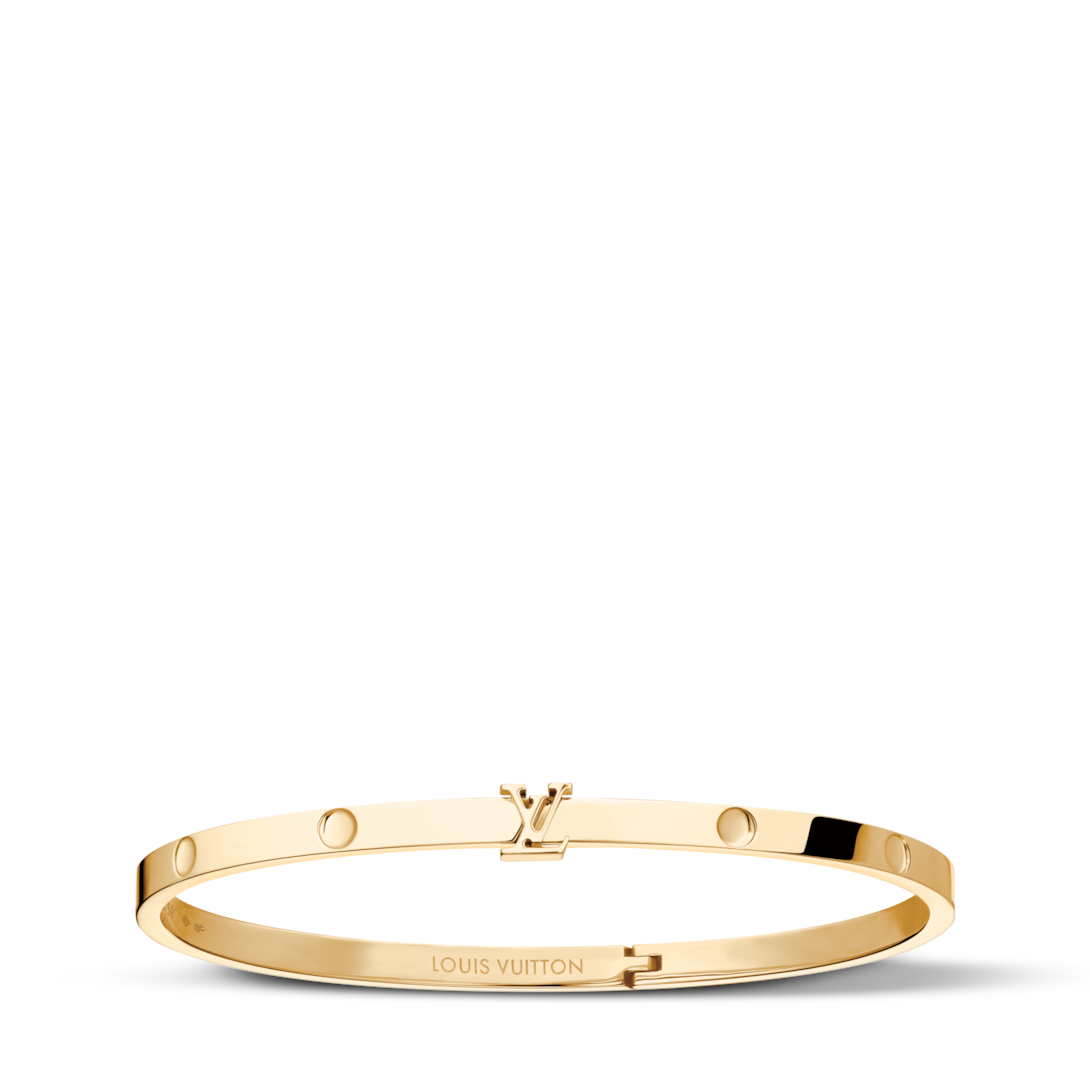 LOUIS VUITTON ゴールドバングル Empreinte Small Bangle, Yellow Gold - Jewelry - Categories | LOUIS